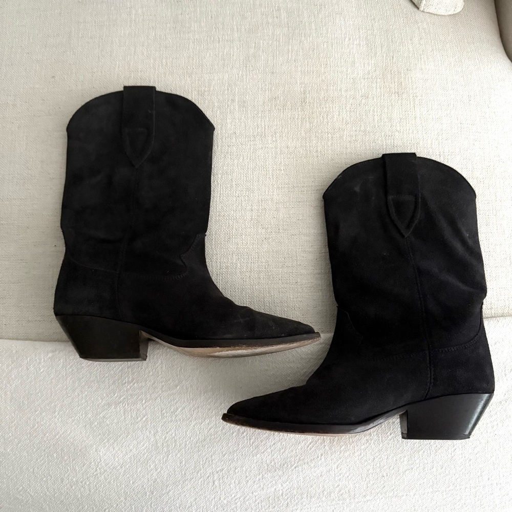 Isabel Marant Duerto Suede Cowboy Boot